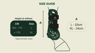 Maattabel Gatusos Air peesbeschermer