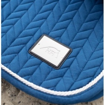 HFI Velvet dekje blauw