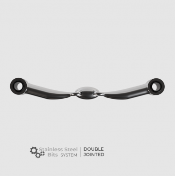 Winderen dubbelgebroken rvs bit1